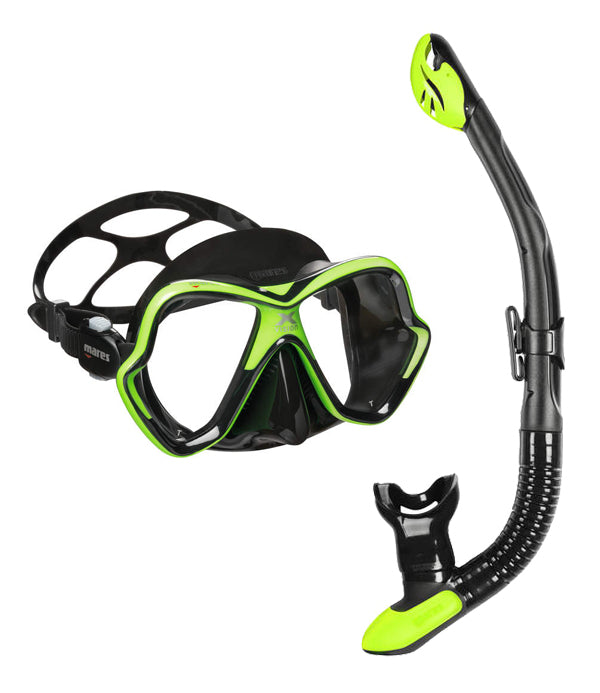Mares maski- ja snorkkelisetti (X-Vision + Ergo Dry)