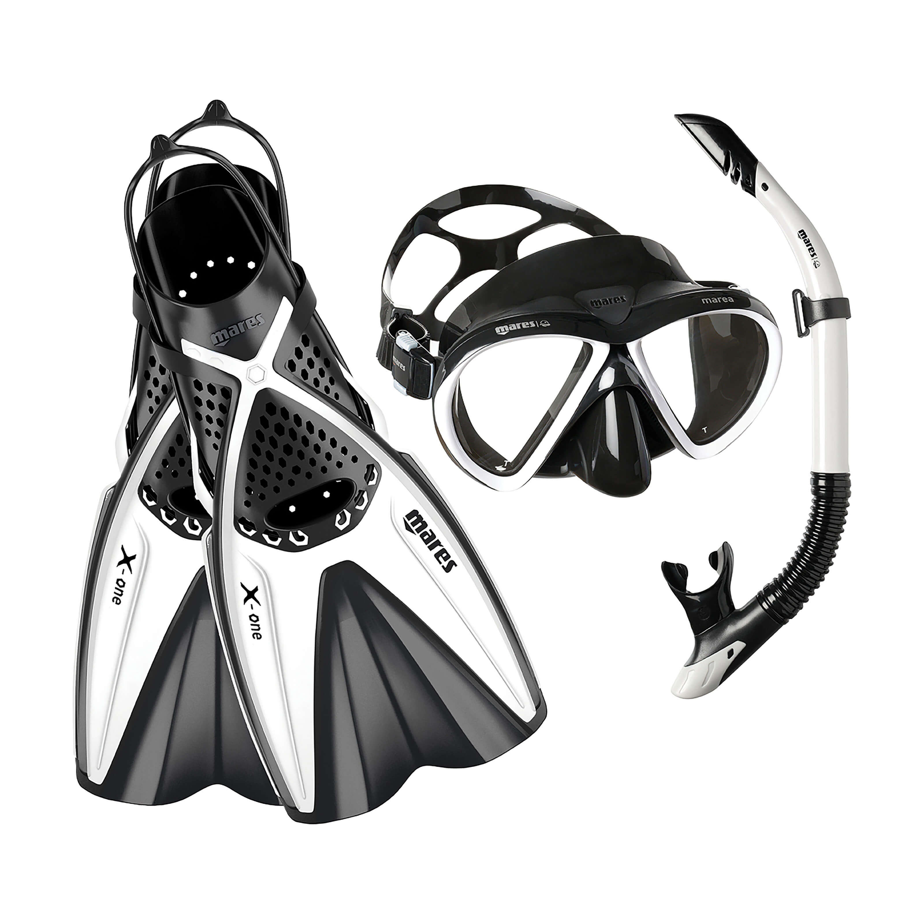 Mares-snorklauspaketti (X-One + Marea)