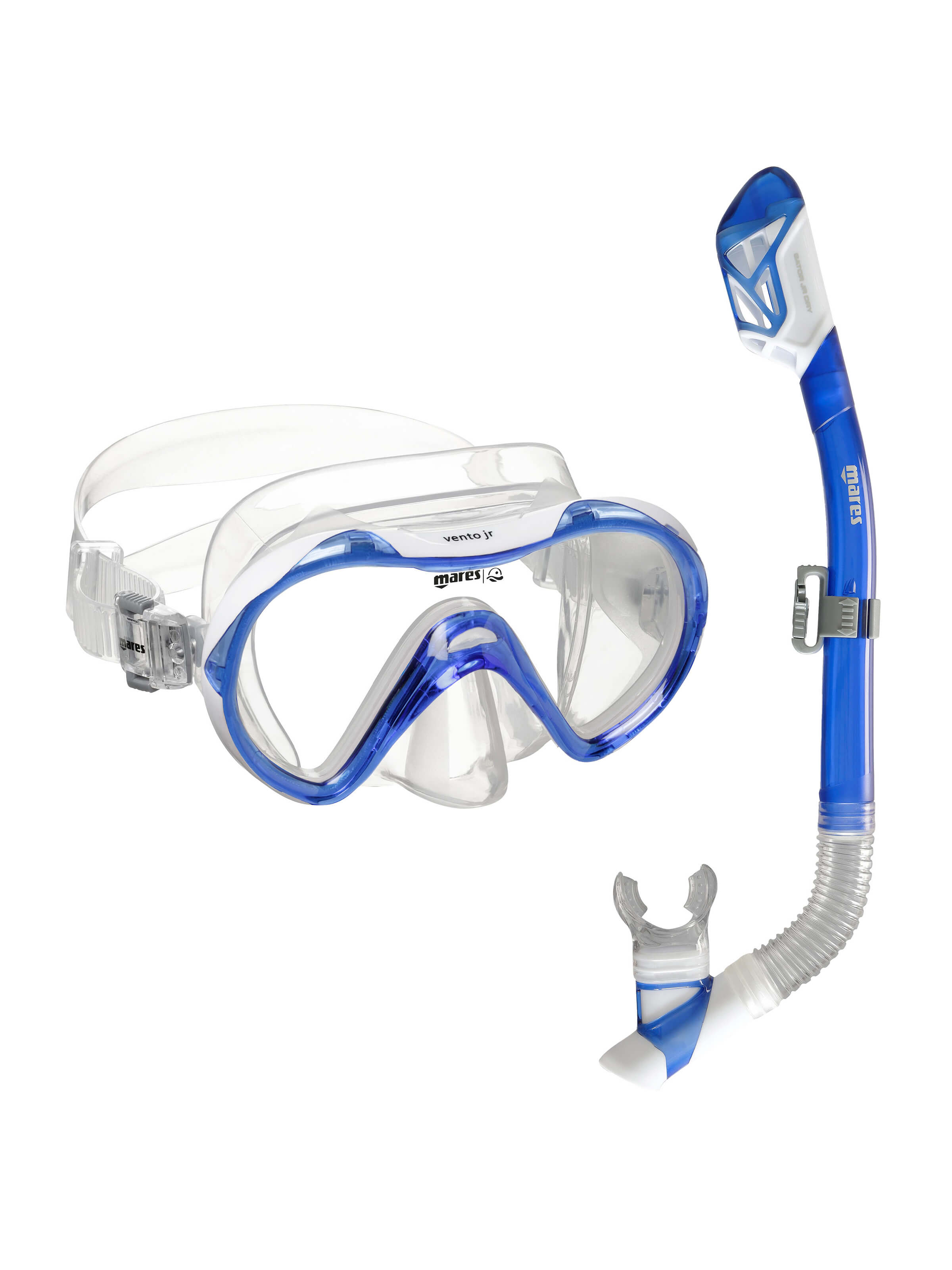 Mares Vento Dry -snorkkelisetti (noin 8–14-vuotiaille)