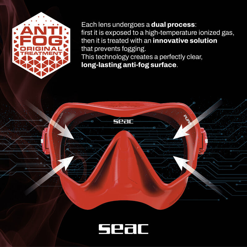 SEAC Mask & Snorkelset (Pura + Reverse Dry)